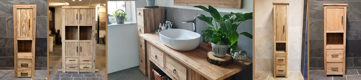 Teak Hochschränke - Afrika Naturstein & Teak Shop