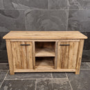 Badezimmer-Unterschrank aus recyceltem Holz | Natürlich & pflegeleicht | Model 2