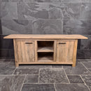 Badezimmer-Unterschrank aus recyceltem Holz | Natürlich & pflegeleicht | Model 2