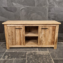 Badezimmer-Unterschrank aus recyceltem Holz | Natürlich & pflegeleicht | Model 2