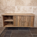 Teakholz Hängeschrank für Bad | Natürliches Design