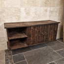 Teakholz Hängeschrank für Bad | Natürliches Design