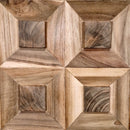 Holzverblender | 10 x 10 cm | Teakholz