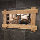 EROSI Spiegel | A5 - 11 | Gerecycled teakhout | 140 x 80 cm