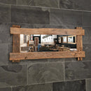 EROSI Spiegel | A12 - 16 | Gerecycled teakhout | 180 x 80 cm
