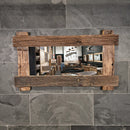 EROSI Spiegel | A5 - 11 | Gerecycled teakhout | 140 x 80 cm