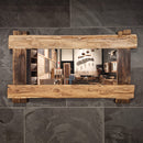 EROSI Spiegel | A5 - 11 | Gerecycled teakhout | 140 x 80 cm