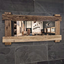 EROSI Spiegel | A7 - 9 | Gerecycled teakhout | 160 x 80 cm