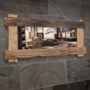 EROSI Spiegel | A7 - 9 | Gerecycled teakhout | 160 x 80 cm