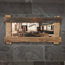 EROSI Spiegel | A7 - 9 | Gerecycled teakhout | 160 x 80 cm