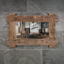 EROSI Spiegel | A1-4 | Gerecycled teakhout | 120 x 80 cm