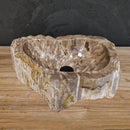 Opzetwaskom | Versteend hout | Natuursteen | Diverse afmetingen | E1–10