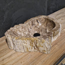 Opzetwaskom | Versteend hout | Natuursteen | Diverse afmetingen | E1–10