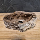 Aufsatzwaschbecken aus versteinertem Holz | Naturstein | Unikate | Verschiedene Größen | Model B1–4
