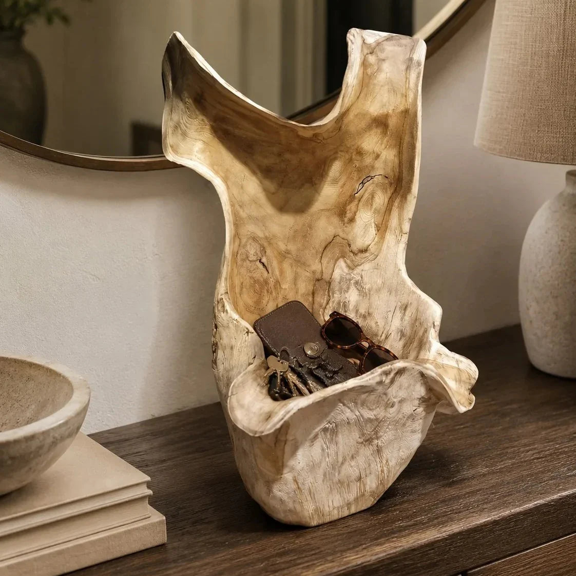 Körbchen | Recyceltem Teakholz | Diverse Größen