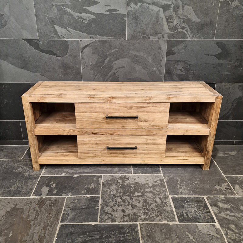 Badmöbel aus Altholz | Unterschrank mit Charakter - Badgestaltung