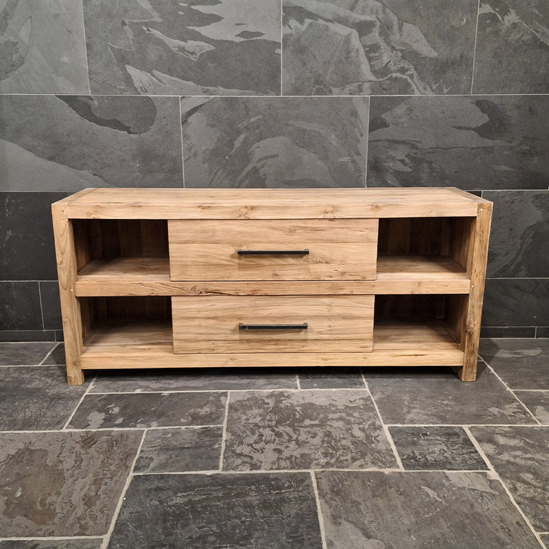 Badmöbel aus Altholz | Unterschrank mit Charakter - Badgestaltung