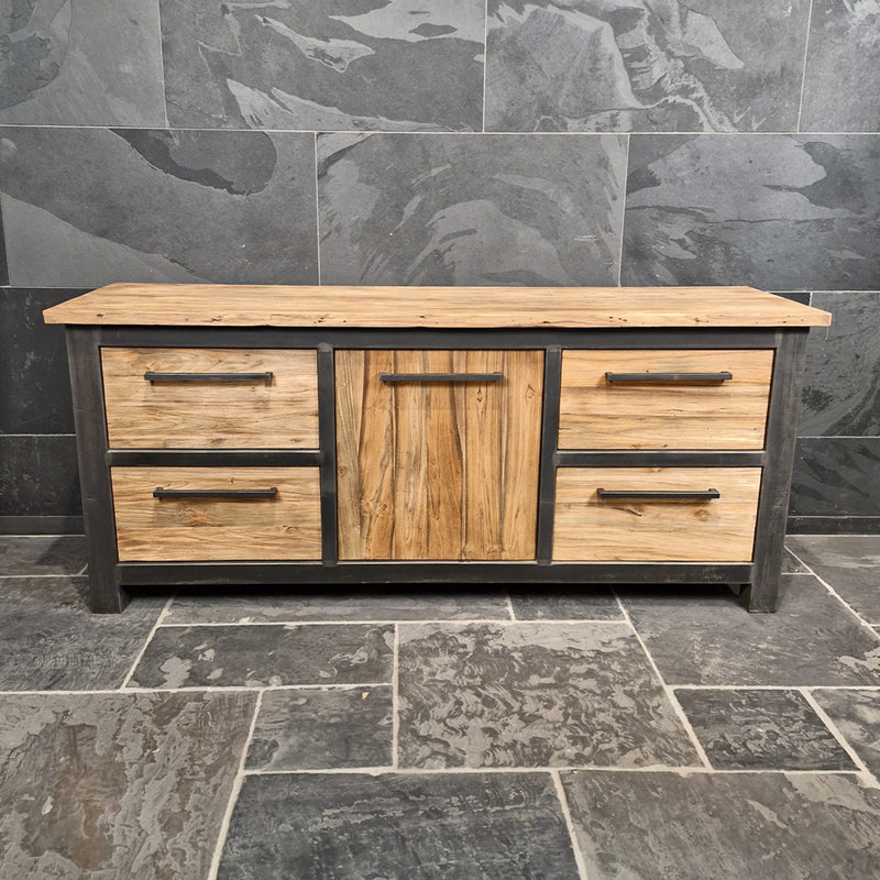 Badunterschrank aus Teak | In verschiedenen Größen erhältlich | Nachhaltig & zeitlos | Model 9 - Badgestaltung