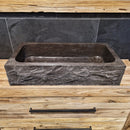 Waschtisch | Blaustein grob | Naturstein | 60 x 40 oder 90 x 45 cm