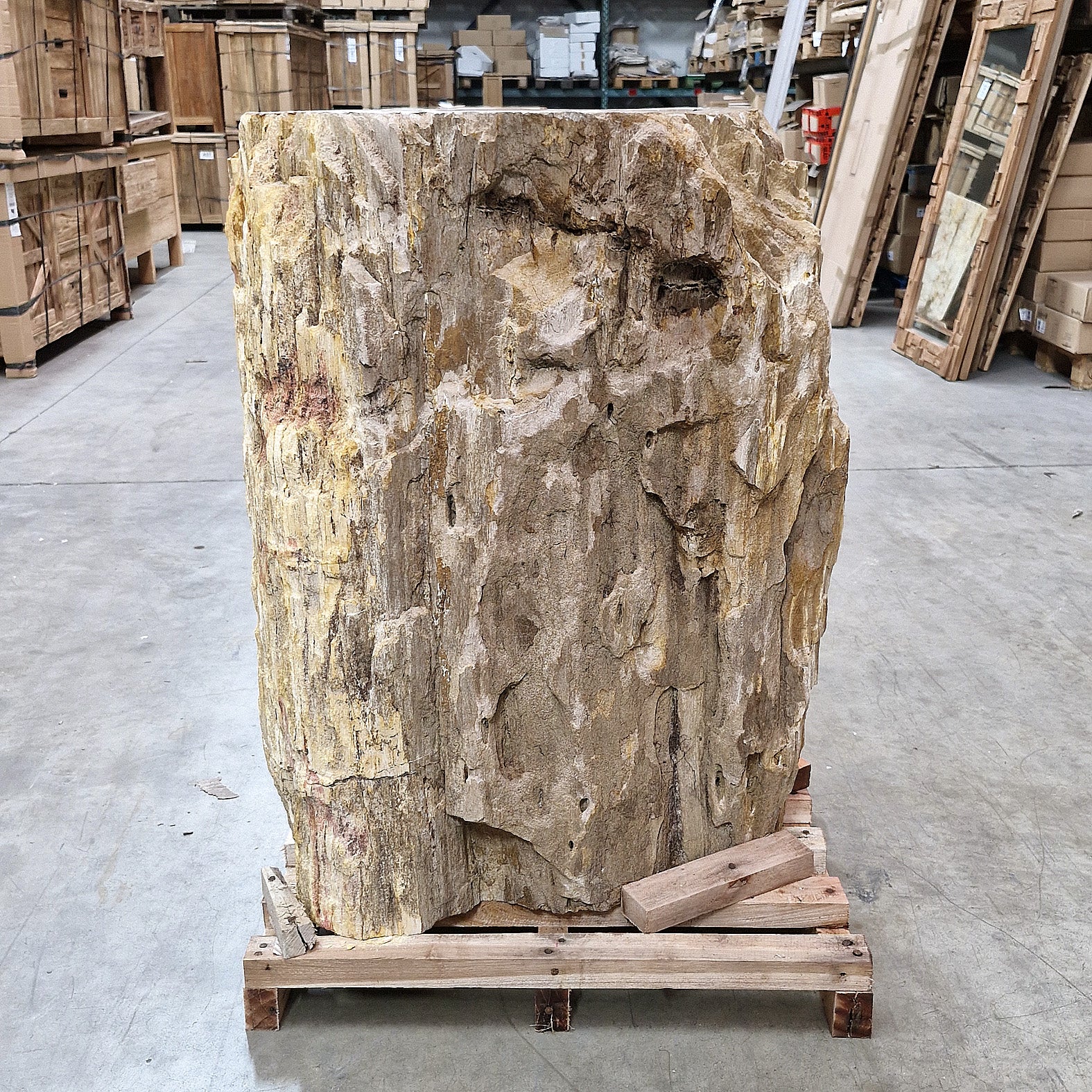 Standwaschbecken Versteinertes Holz | 69 x 46 x 90 cm | Q14 - Badgestaltung