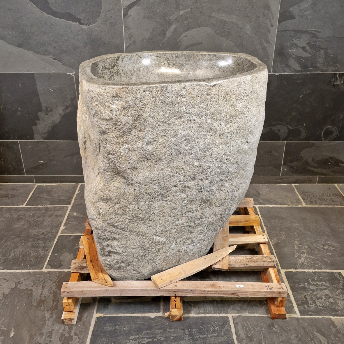 Staande wastafel | Riviersteen | 80 x 75 x 90 cm | D5