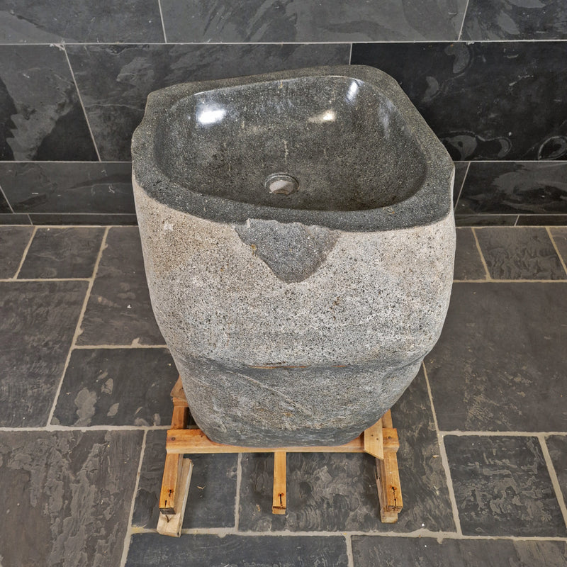 Standwaschbecken Flussstein | 55 x 60 x 88 cm | C1 - Badgestaltung