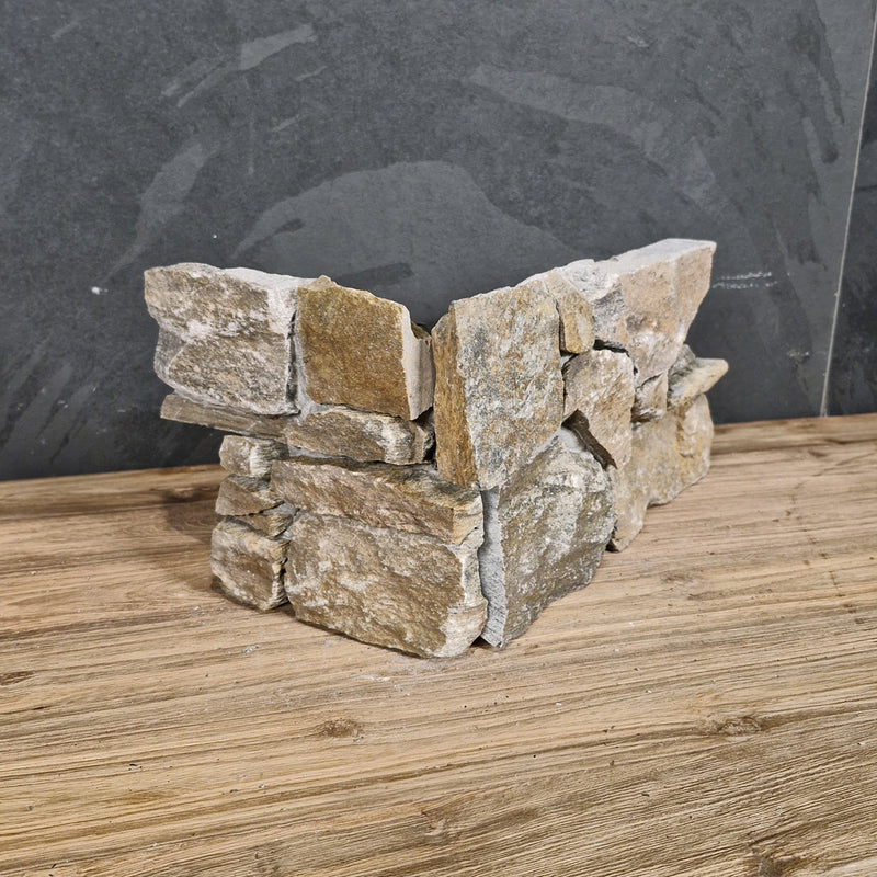 Rocks Verblender | QUARZIT RUSTIQUE | Naturstein - ca. 15-20 x 20 cm - Muster