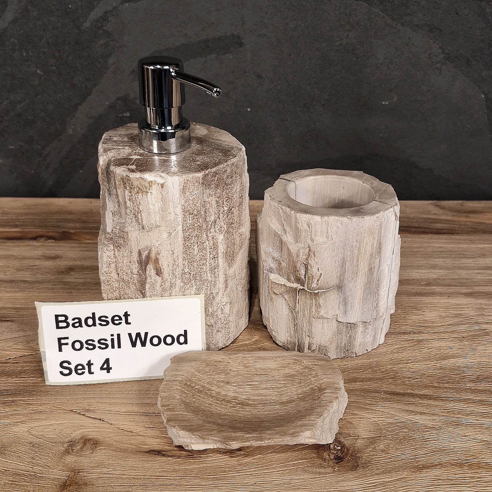 Versteinertes Holz | 3-teiliges Set