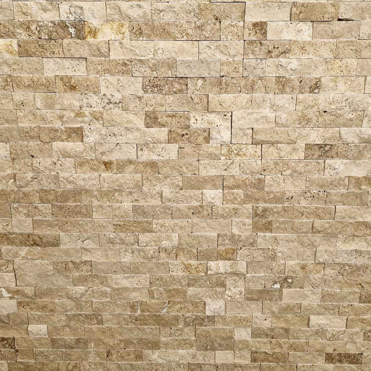 Naturstein Verblender | Travertin | 60 x 15 x 1.0 - 2.5 cm