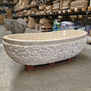 Badewanne freistehend | Marmor, beige
