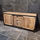 - MOTANA Kommode Unterschrank - 180 x 52 x 80 cm - Badgestaltung | Afrika Naturstein