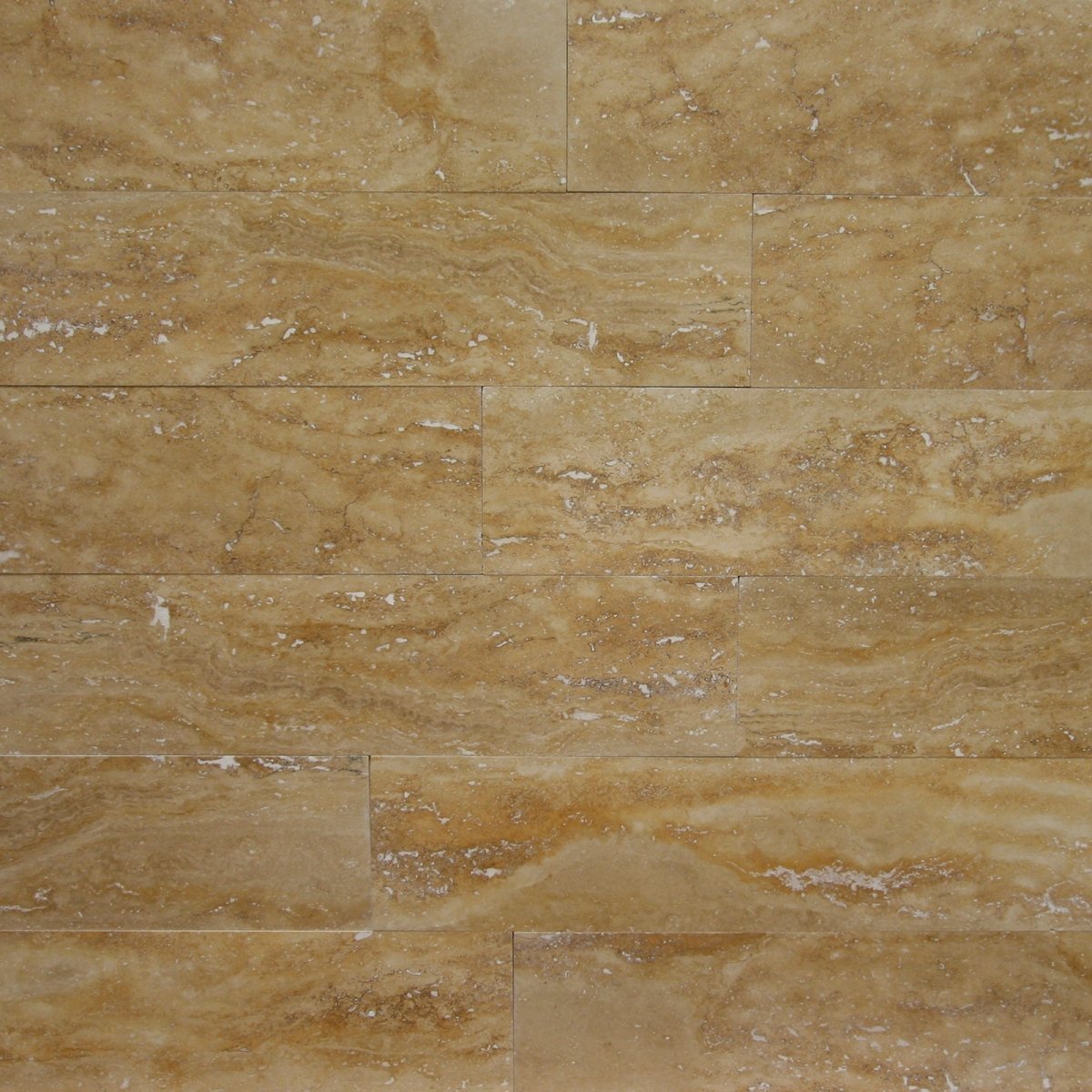 Travertin Fliesen | Gespachtelt und geschliffen | Naturstein