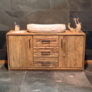 - MURASI Kommode 160 x 50 x 80 cm - Badgestaltung | Afrika Naturstein