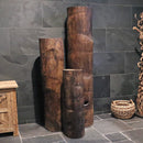 - Palmenvase in verschiedenen Größen - Klein B 40 x T 40 x H 100 cm - Badgestaltung | Afrika Naturstein