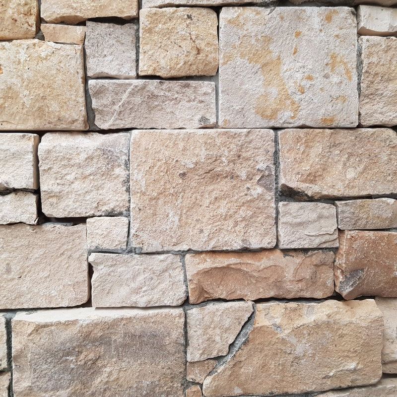 - Muster | Rocks Verblender | KALKSTEIN BEIGE - ca. 15 - 20 x 20 cm - Muster | Afrika Naturstein