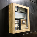- MALAYA Spiegelschrank Badspiegel Wandspiegel Teak 60x70x18 cm - Badgestaltung | Afrika Naturstein