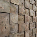 - BLO | Holzverblender | 8x8 - 1 Stück 40x40 cm - Verblender | Afrika Naturstein