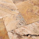 - Fliesen | TRAVERTIN SCABAS (ANTIK GOLD) | Getrommelt - 61 x 40.6 x 1.2cm - Fliesen | Afrika Naturstein