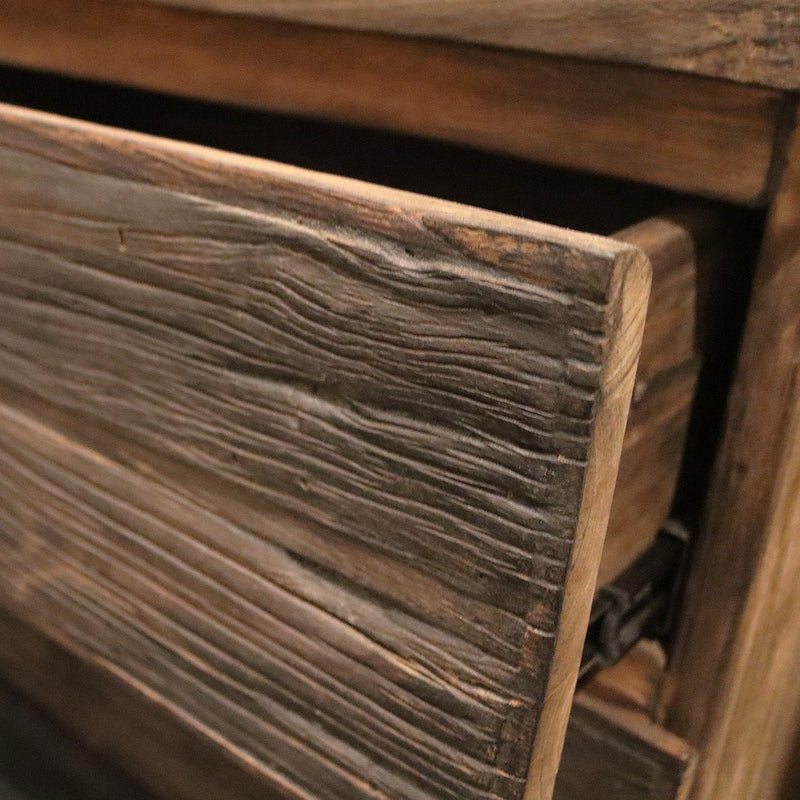 - RIAU Hängeschrank 65 x 48 x 44 cm - Dunkel (gebrannt) - Badgestaltung | Afrika Naturstein