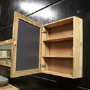 - MALAYA Spiegelschrank Badspiegel Wandspiegel Teak 60x70x18 cm - Badgestaltung | Afrika Naturstein