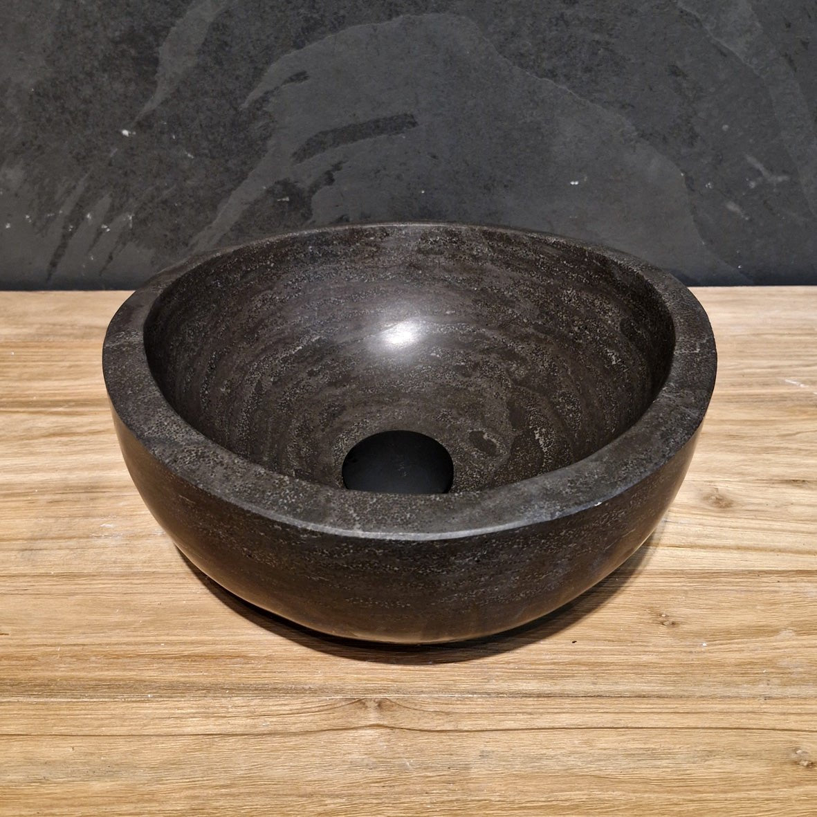 Aufsatzwaschbecken | Blaustein glatt | Naturstein | Verschiedene Größen