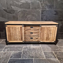 - MOTANA Kommode Unterschrank - 180 x 52 x 80 cm - Badgestaltung | Afrika Naturstein