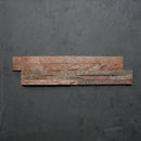 Verblender - Wandverblender - Wandverkleidung - Riemchen - Naturstein - Echtstein - Schiefer - Copper - 05 - Muster | Naturstein Verblender | QUARZIT COPPER - ca. 15 x 15 - 20 cm - Muster | Afrika Naturstein