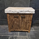 - Bantam 7 | mit Waschtisch - 86 x 45 x 80 cm - Badgestaltung | Afrika Naturstein
