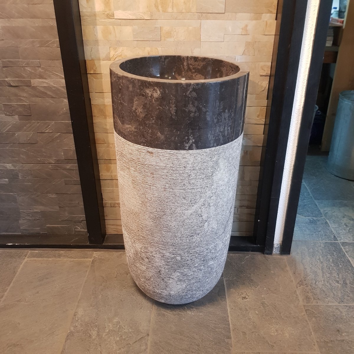 Staande wastafel | Marmer | 90 x 40/50 cm