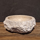 - MOSKAU | rundes Waschbecken | Travertin roh - 35 x 35 x 15 cm - Badgestaltung | Afrika Naturstein