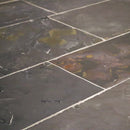 - Muster | Schieferfliesen | OYSTER - ca. 20 x 20 cm - Muster | Afrika Naturstein