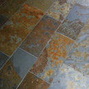 Naturstein Fliese Wandfliese Bodenfliese Schiefer Brasil Multicolor - Schieferfliesen | BRASIL MULTICOLOR - 60 x 30 x 1 cm - Fliesen | Afrika Naturstein