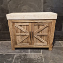- LOMBOK Kommode - 106 x 50 x 80 cm - Badgestaltung | Afrika Naturstein