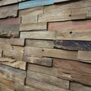 - DECO | Holzpaneele | 6x3 - 1 Stück 50x20 cm - Verblender | Afrika Naturstein